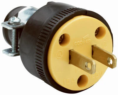 Pass & Seymour 15A/125V Vinyl Plug