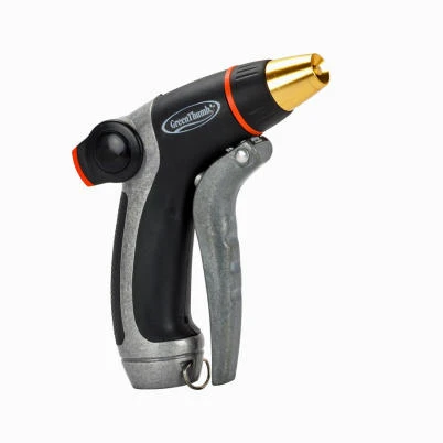 Adjustable Hose Nozzle, Front-Trigger, Heavy-Duty Metal