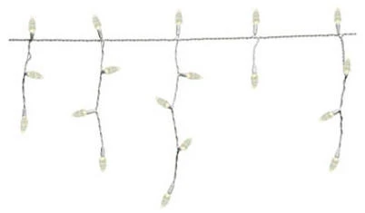 LED Icicle Lights, Warm White, 105-Ct.