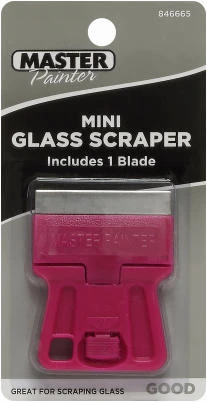 Mini Glass Scraper, Pocket-Size