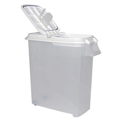 Pet Food Dispenser, Roll-Away, 50-Qts.