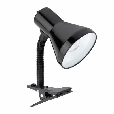 Led Goose Neck Clip Lamp, Black Finish, 10.25-inch With 10w Led Bulb