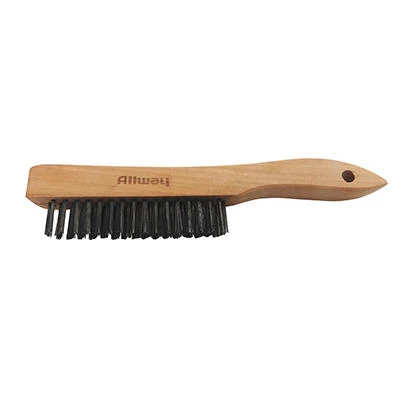 Wire Brush, Wood Handle, 4 x 16 Rows