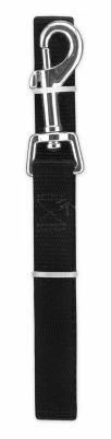 Pet Expert Nylon Dog Leash, Black, 1-In. x 6-Ft.