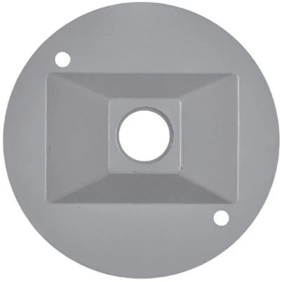 COVER LAMP ROUND 1H GRAY