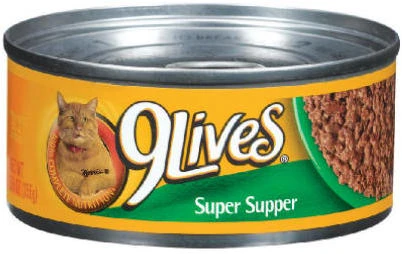 Canned Cat Food, Super Supper, 5.5-oz.