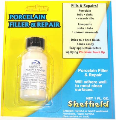 Porcelain Filler & Repair, 1-oz.