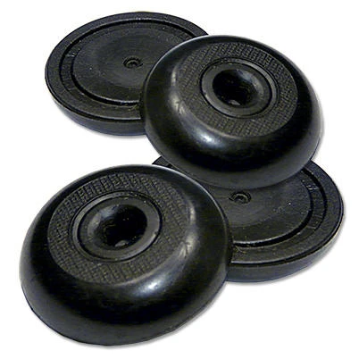 Non-Skid Pads, Black, Round, 1-1/8-In., 4-Pk.