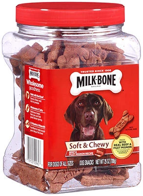 Dog Treats, Soft Beef & Filet Mignon, 22.5-oz.