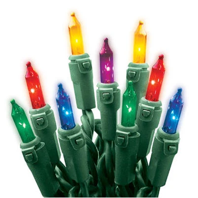 Christmas String to String 50-Light Set, Multi