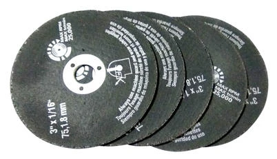 Cut Off Discs, 3-In., 5-Pc.