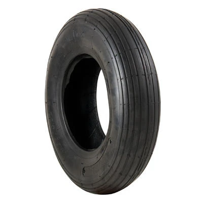 20002 4.80-4.00 To 8 Inch Pneumatic Wheelbarrow Tire, Ribbed Tread
