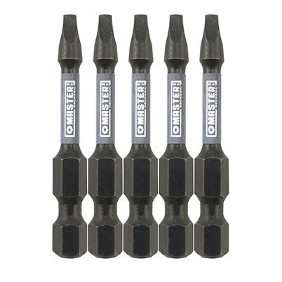 5PK #2SQ 2" MM IMPACT BIT