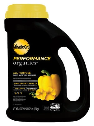 Performance Organics All Purpose Plant Nutrition Granules, 2.5 Lbs., Covers 360 Sq. Ft.