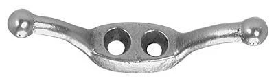 Rope Cleat, Nickel Plated, #4015, 2.5-In.