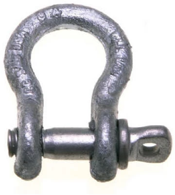 Anchor Shackle, Screw Pin, 7/16-In.