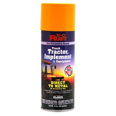 Rust-Preventative Spray Paint & Primer, Direct-to-Metal, Truck, Tractor, Implement & Equipment, School Bus Yellow, 12 oz.