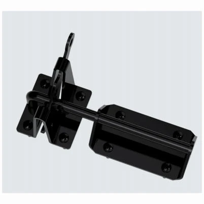 Heavy Duty Gate Latch, Black, 7.5 In.