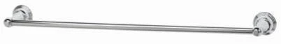 Vintage Towel Bar, Chrome, 24-In.