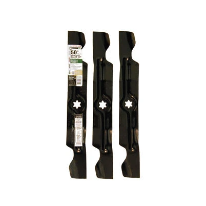 MTD Rider High-Lift Blade Set, 6-Pt. Star, 50 In., 3-Ct.