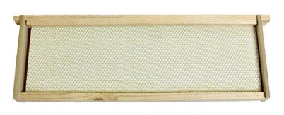 Harvest Lane Medium Beehive Frame with Beeswax-Coated Foundation