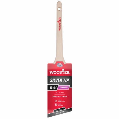 Silver Tip Angle Sash Paint Brush, 2.5-In.