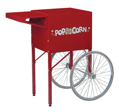 Red Popcorn Cart, 38.5 In. High, Model 2669cr With Graphics