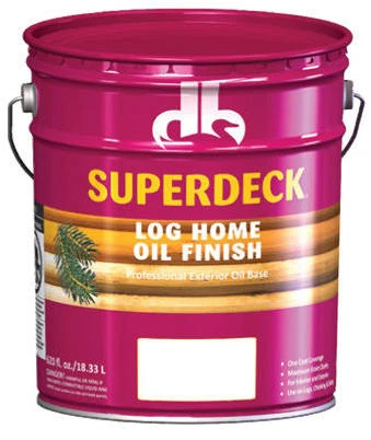 Log Home Oil Finish, Golden Honey, 5-Gallons