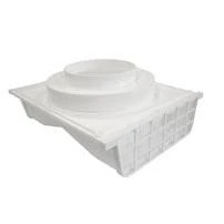 LAMBRO 164W 4" x 6" Plastic Double-Sided Under-Eave Vent