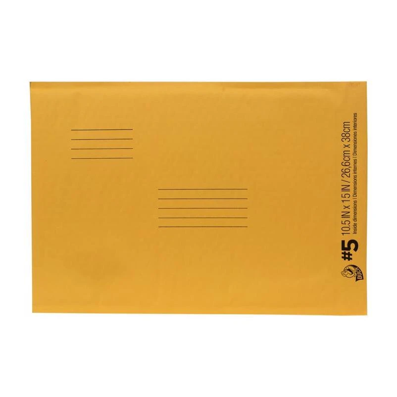 Beige Self‑Seal #5 Envelopes – 15×10.5 in, Paper, Duck Brand