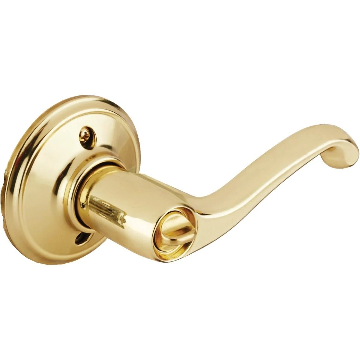 F51fla605 Polished Brass Flair Single Cylinder Keyed Entry Lockset