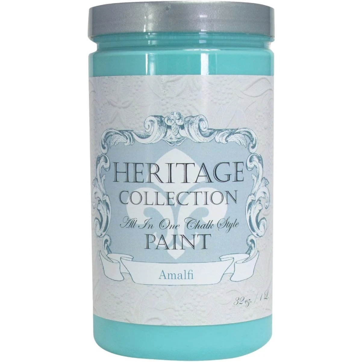 Heirloom Traditions Heritage Collection All-In-One Chalk Style Paint, Amalfi, 1 Qt.