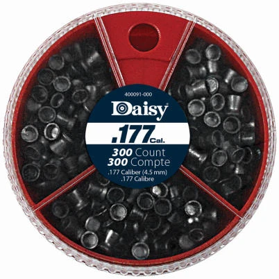 Daisy 987781406 Dial-A-Pellet .177 Pellet Lead Flat Nose/Pointed/Hollo