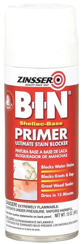 Zinsser 01008 Primer, White, 13 oz