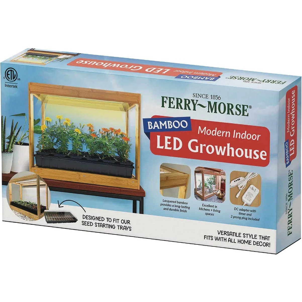 Ferry Morse Bamboo Modern Indoor LED Growhouse