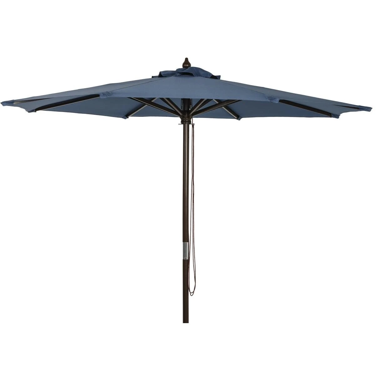 Outdoor Expressions 9 Ft. Aluminum Tilt/Crank Heather Blue Patio Umbrella