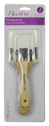 3-Pc. Maestra Paint Brush Set