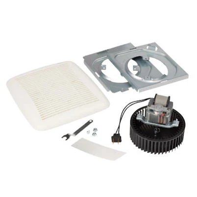 QuicKit Bathroom Fan Upgrade Kit, 60 CFM Motor & Cover