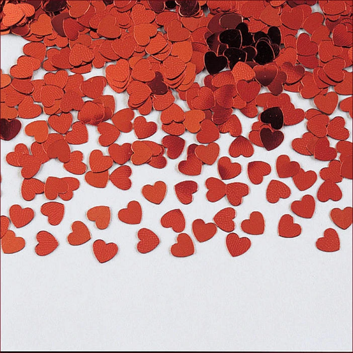 Creative Converting Party Decorations Red Heart Confetti, 0.5 Oz