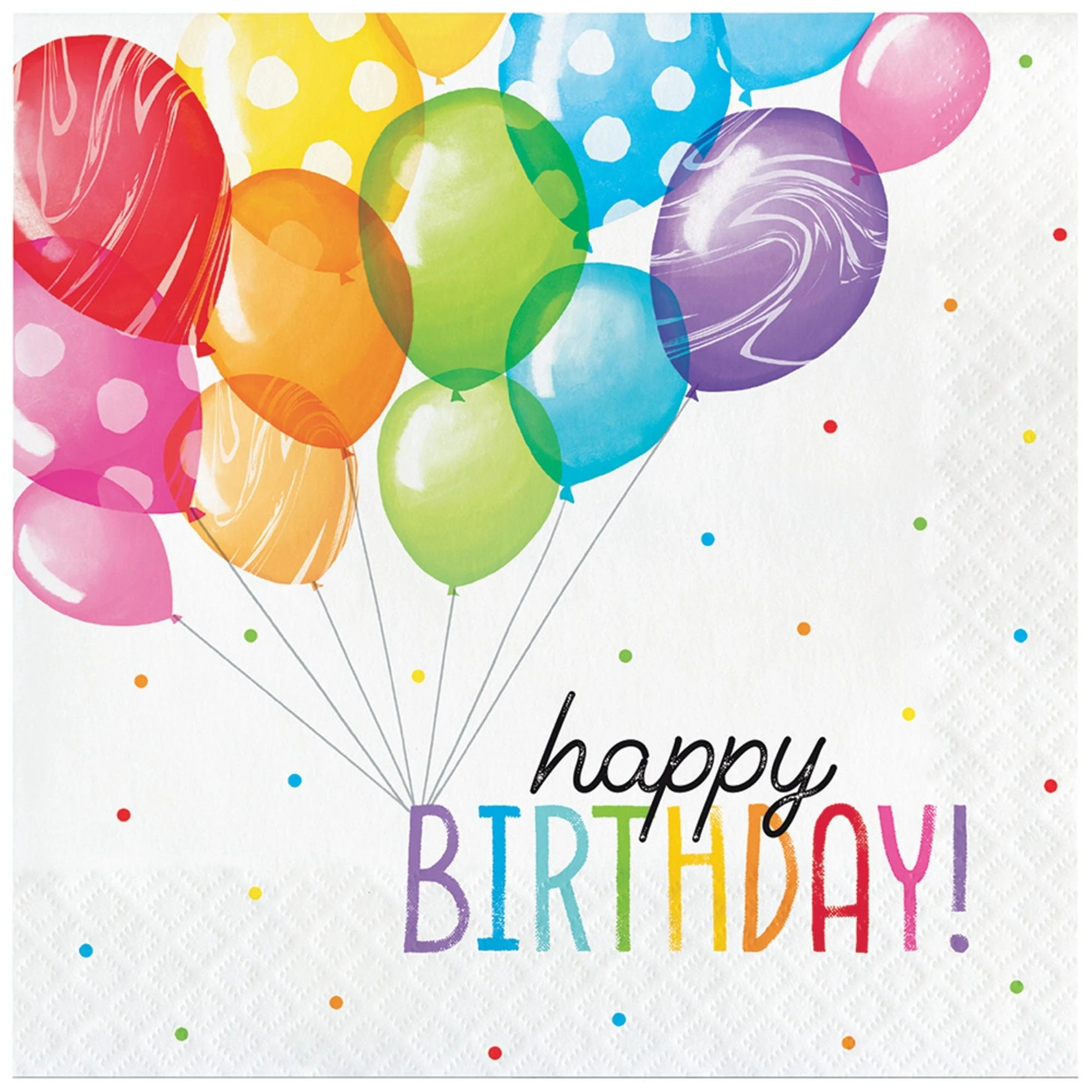 Party Creations Napkins, Balloon Bash, 2 Ply