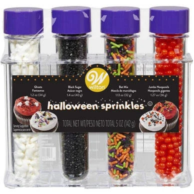 Wilton Halloween Sprinkles Test Tube Set, 5 Oz