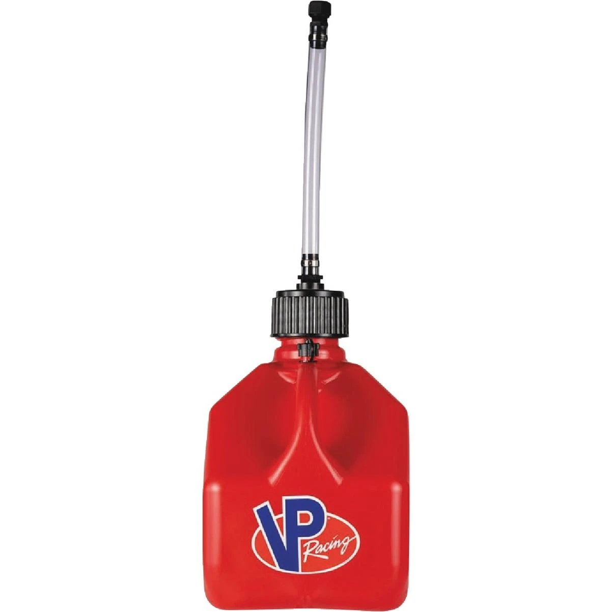 VP Racing Motorsport 3‑Gallon Red Plastic Utility Jug with Deluxe Hose – Heavy‑Duty Container