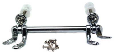 Chrome Toilet Seat Hinge - Fits Most Seats With Steel Screws