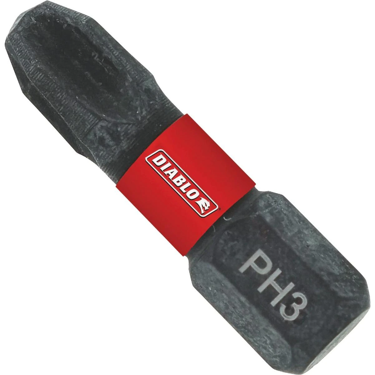 Diablo 1‑in Phillips Driver Bit with 1/4" Hex Shank – Impact‑Ready