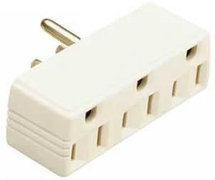 Pass & Seymour Single-To-Triple Tap Receptacle Adapter