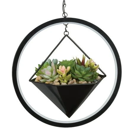 Succulent Solar Lantern - Decorative Outdoor Lighting For Gardens