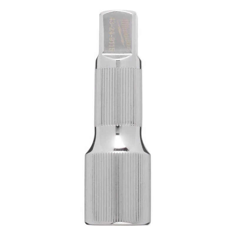Milwaukee 1/2 in Chrome‑Plated Extension Drive – 3‑in Length, Oversized Knurling