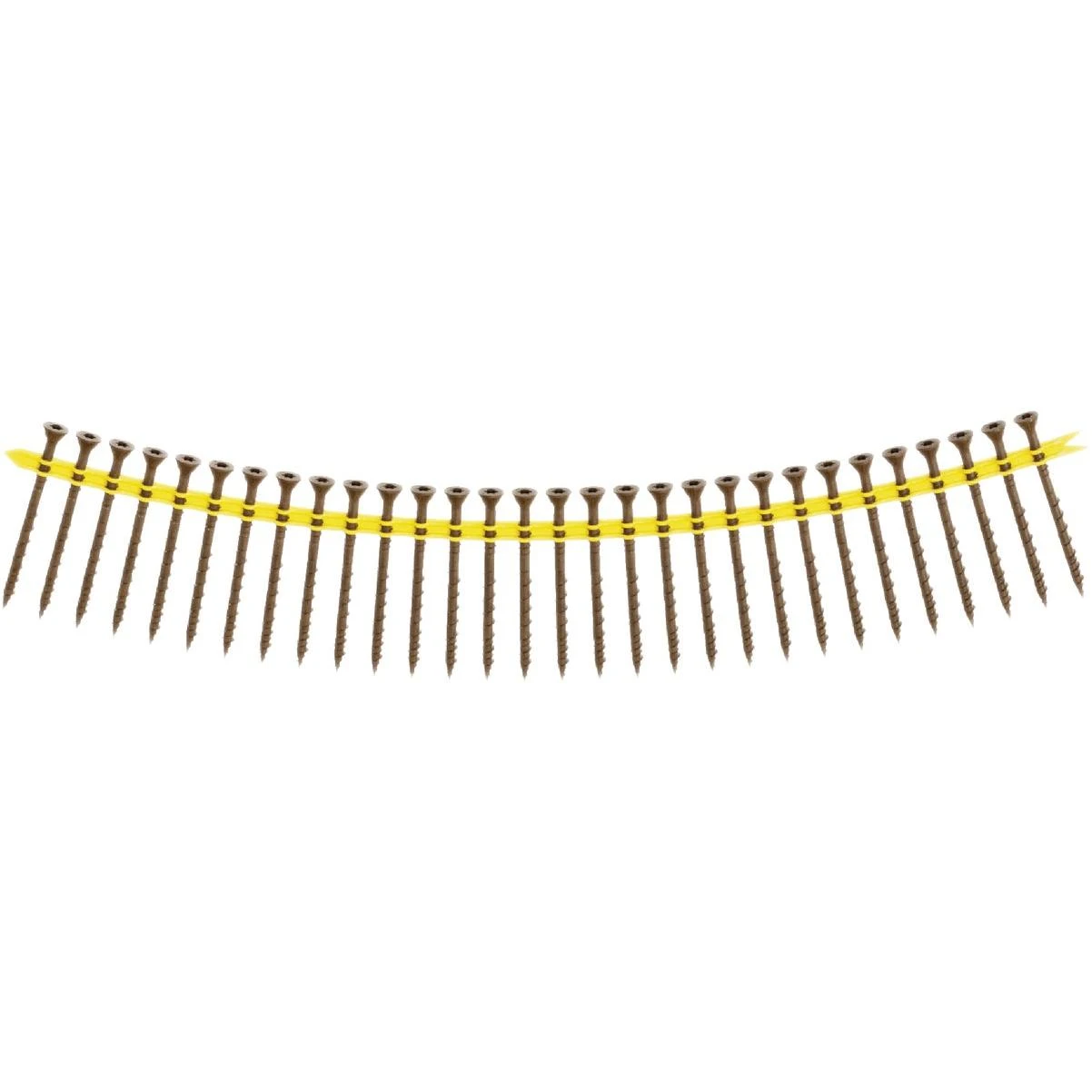 Simpson Strong‑Tie Deck‑Drive DSV Wood Screw – #10 × 3‑in, Rimmed Flat Head with Ribs, T25 Drive