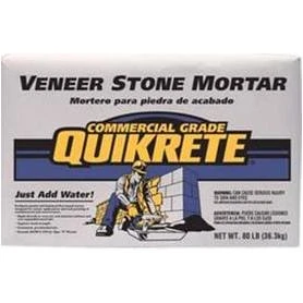 QUIKRETE Veneer Stone 80-lb Gray Type- S Mortar Mix