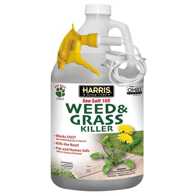 Harris Organic Ready‑to‑Use Liquid Weed & Grass Killer – 128 oz